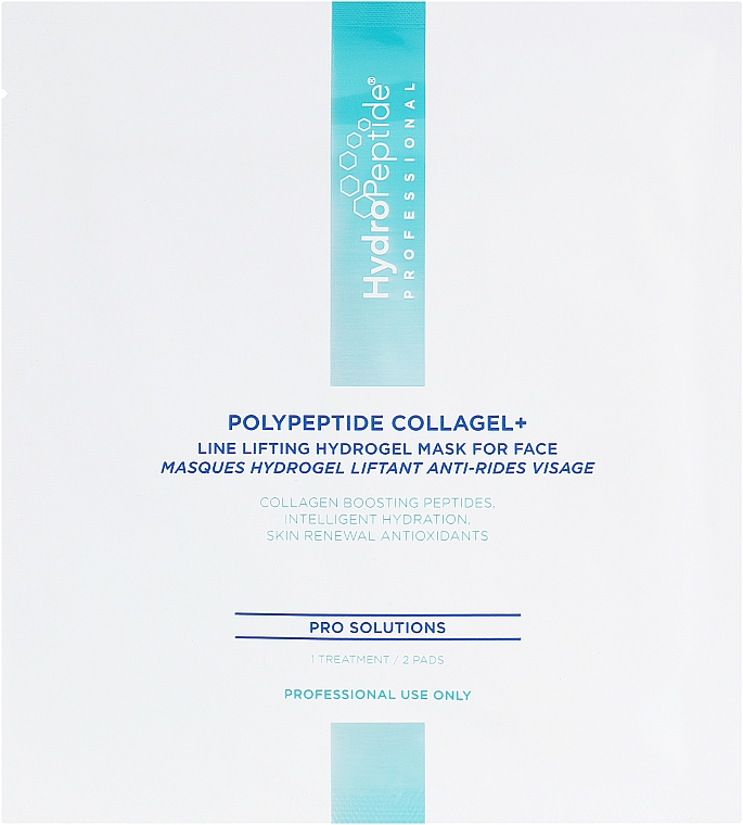 Hydrogel-Gesichtsmaske mit Lifting-Effekt - HydroPeptide PolyPeptide Collagel Face (12 St.) — Bild N1