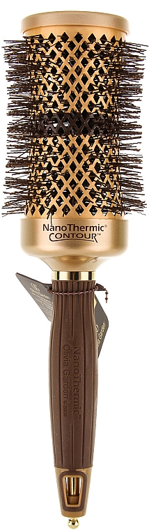 Runde Haarbürste "Nanothermic C+I Contour Thermal" 52 mm - Olivia Garden Nano Thermic Ceramic + Ion Thermic Contour Thermal d 52 — Bild N1