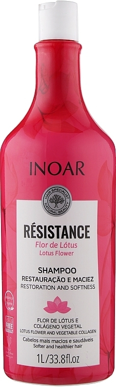Sulfatfreies Shampoo gegen Haarausfall Lotus - Inoar Resistance Lotus Flower Shampoo  — Bild N2