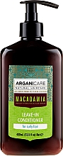 Düfte, Parfümerie und Kosmetik Haarspülung mit Macadamia für lockiges Haar ohne Ausspülen - Arganicare Macadamia Leave-In Conditioner