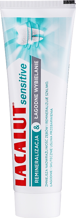 Aufhellende Zahnpasta für empfindliche Zähne - Lacalut Sensitive — Bild N1
