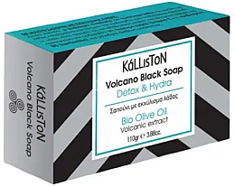 Schwarze Seife Vulkan - Kalliston Beneficial Exfoliating Soap With Lava Extract — Bild N1
