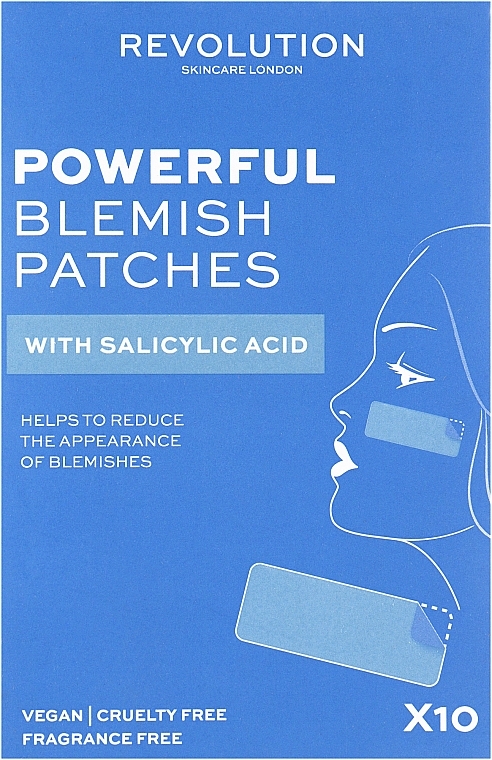 Patches gegen Hautausschläge - Revolution Skincare Powerful Salicylic Acid Blemish Patches — Bild N1