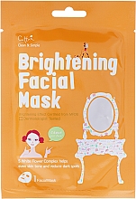 Düfte, Parfümerie und Kosmetik Aufhellende und verjüngende Tuchmaske mit Jojobaöl und Rosenextrakt - Cettua Brightening Facial Mask
