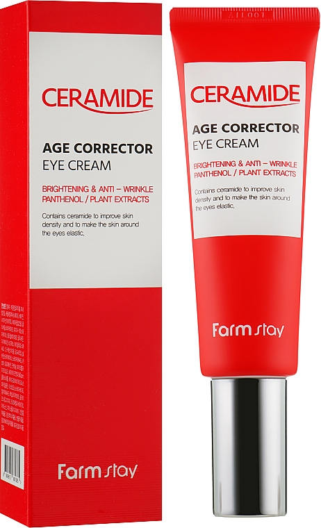 Creme mit Ceramiden für die Haut um die Augen - Farmstay Ceramide Age Corrector Eye Cream — Bild N1