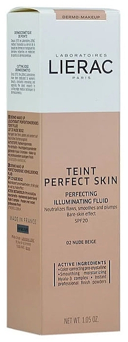 Illuminierende Foundation LSF 20 - Lierac Teint Perfect Skin Illuminating Fluid SPF20 — Bild N2
