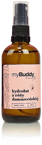 Hydrolat für Gesicht und Körper mit Damastrose - myBuddy — Bild N1