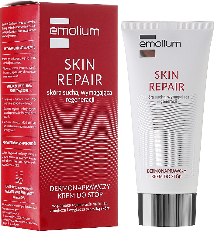 Regenerierende Fußcreme für trockene Haut - Emolium Skin Repair Cream — Bild N1