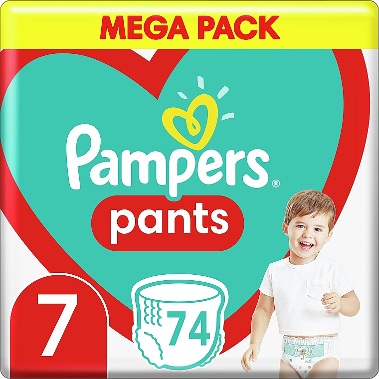 Windeln Pants Größe 7 17+ kg Mega Pack 74 St. - Pampers — Bild N2