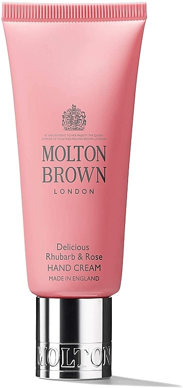 Molton Brown Delicious Rhubarb & Rose Hand Cream - Luxuriöse Handcreme mit Rhabarberblatt- und Rosenduft — Bild N1