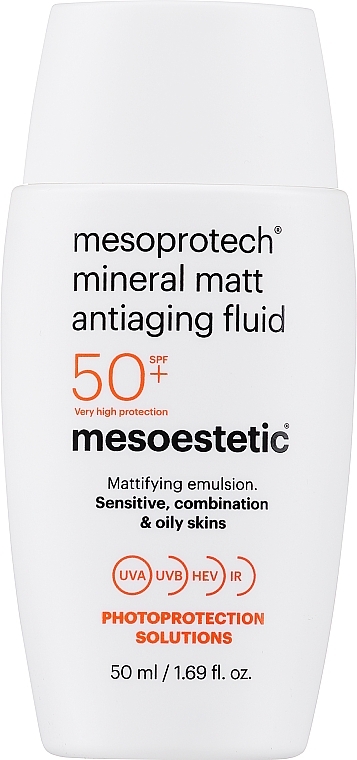 Fluid für den Körper - Mesoestetic Mesoprotech Mineral Matt Antiaging Fluid 50+ — Bild N1