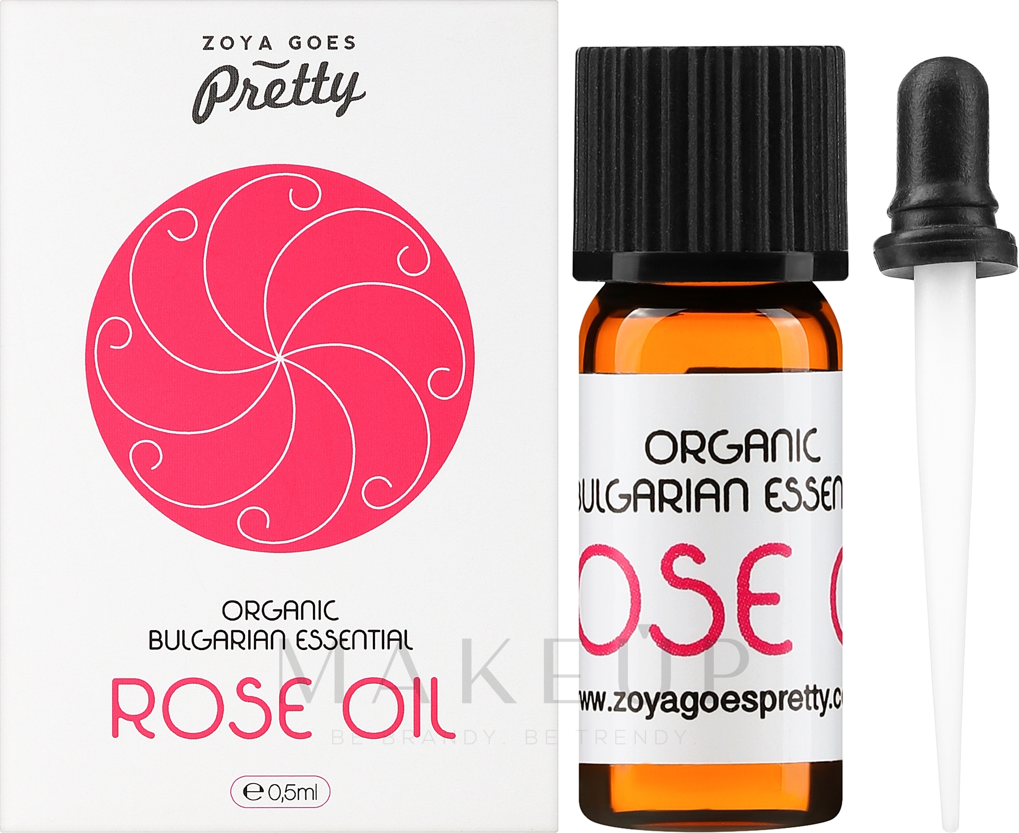 Bio ätherisches bulgarisches Rosenöl - Zoya Goes Pretty Organic Bulgarian Rose Essential Oil — Bild 0.5 ml