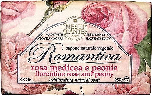 Naturseife Florentine Rose & Peony - Nesti Dante Natural Soap Romantica Collection