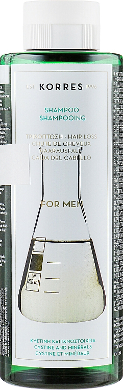 Shampoo gegen Haarausfall mit Cystin und Mineralien für Männer - Korres Pure Greek Olive Shampoo — Bild N1