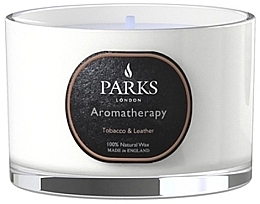 Düfte, Parfümerie und Kosmetik Duftkerze - Parks London Aromatherapy Tobacco & Leather Candle