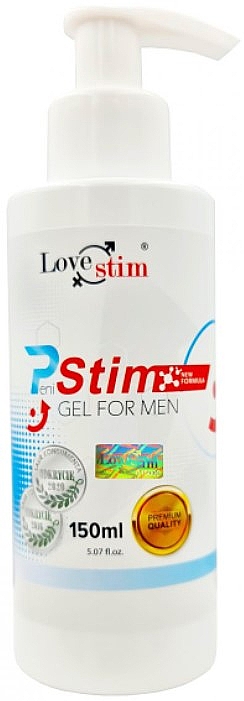 Gel-Gleitmittel für die Erektion - Love Stim PeniStim Gel For Men — Bild N1