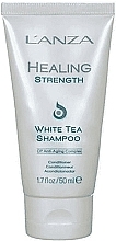 Düfte, Parfümerie und Kosmetik Stärkendes Shampoo - L'anza Healing Strength White Tea Shampoo (Mini) 