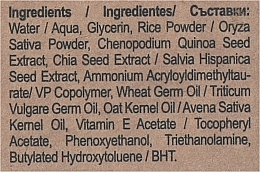 Reinigungspeeling mit Reiskleie, Chia- und Quinoa-Extrakt - Revuele Vegan & Organic Cleansing Scrub — Bild N3