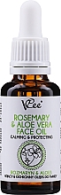 Düfte, Parfümerie und Kosmetik Gesichtsöl mit Rosmarin und Aloe - VCee Rosemary & Aloe Face Oil Calming & Protecting