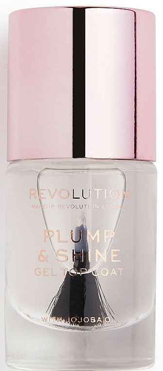Nagelüberlack - Makeup Revolution Top Coat Gel Plump&Shine — Bild N1
