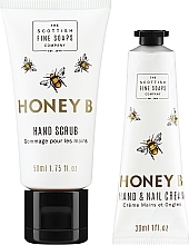 Handpflegeset - Scottish Fine Soaps Honey B Hand Care Duo (Handpeeling 50ml + Hand- und Nagelcreme 30ml) — Bild N2