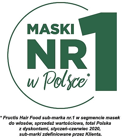 Volumengebende Haarmaske mit Wassermelone - Garnier Fructis Hair Food Plumping Watermelon Mask — Bild N3