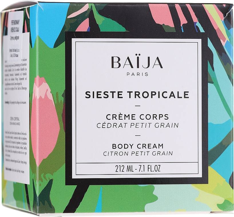 Parfümierte Körpercreme - Baija Sieste Tropicale Citron Petit Grain Body Cream — Bild N5