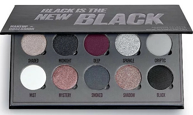 Lidschattenpalette - Makeup Obsession Black Is The New Black — Bild N1