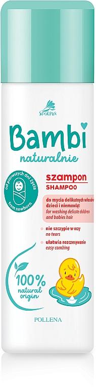 Haarshampoo - Pollena Savona Bambi Naturalnie Shampoo — Bild N1