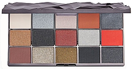 Düfte, Parfümerie und Kosmetik Lidschattenpalette - Makeup Revolution Glass Black Ice Eyeshadow Palette