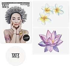Düfte, Parfümerie und Kosmetik Temporäre Tätowierungen - TATTon.me Bali Flowers Set