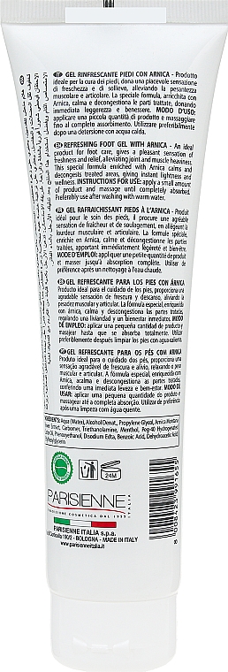 Erfrischendes Arnika-Fußgel - Parisienne Italia Leniped Refreshing Foot Gel With Arnika — Bild N2