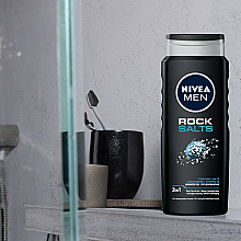 Duschgel - NIVEA Men Rock Salts Shower Gel — Bild N2
