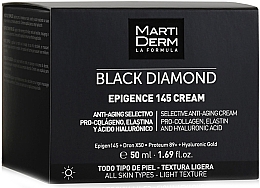 Düfte, Parfümerie und Kosmetik Anti-Aging Gesichtscreme mit Prokollagen, Elastin und Hyaluronsäure - MartiDerm Black Diamond Epigence 145 Cream