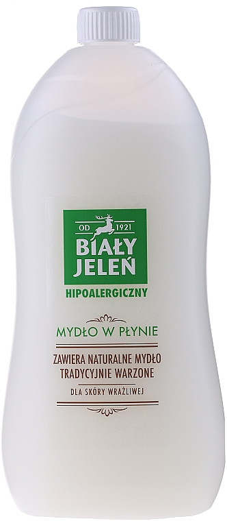 Hypoallergene Flüssigseife für empfindliche Haut - Bialy Jelen Hypoallergenic Soap Supply — Bild N3