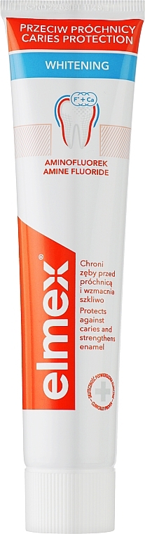 Aufhellende Anti-Karies Zahnpasta mit Aminfluorid - Elmex Caries Protection Whitening Toothpaste