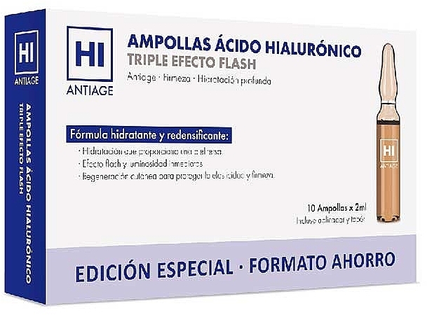 Gesichtsampullen - Avance Cosmetic Hi Antiage Hyaluronic Acid Ampoules 3 Flash Effects — Bild N4