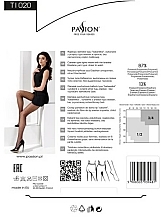 Netzstrumpfhosen für Damen TI020 bianco - Passion — Bild N3