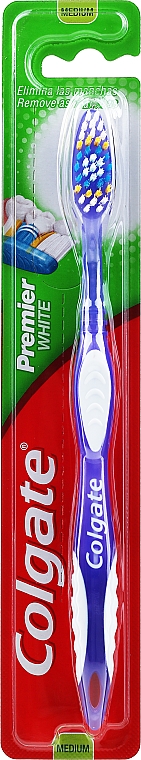 Zahnbürste mittel Premier Clean lila - Colgate Premier Medium Toothbrush — Bild N1