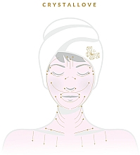 Massageroller für das Gesicht aus klarem Quarz - Crystallove Clear Quartz Roller — Bild N2