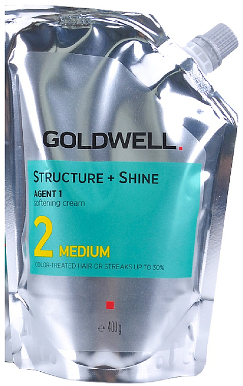 Erweichende Creme für gefärbtes und poröses Haar - Goldwell Structure + Shine Soft Cream Medium 2 Straightening Cream — Bild N1