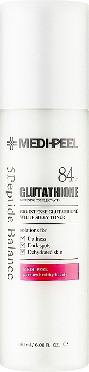 Aufhellendes Gesichtswasser mit Glutathion - Medi Peel Bio Intense Glutathione White Silky Toner  — Bild N2