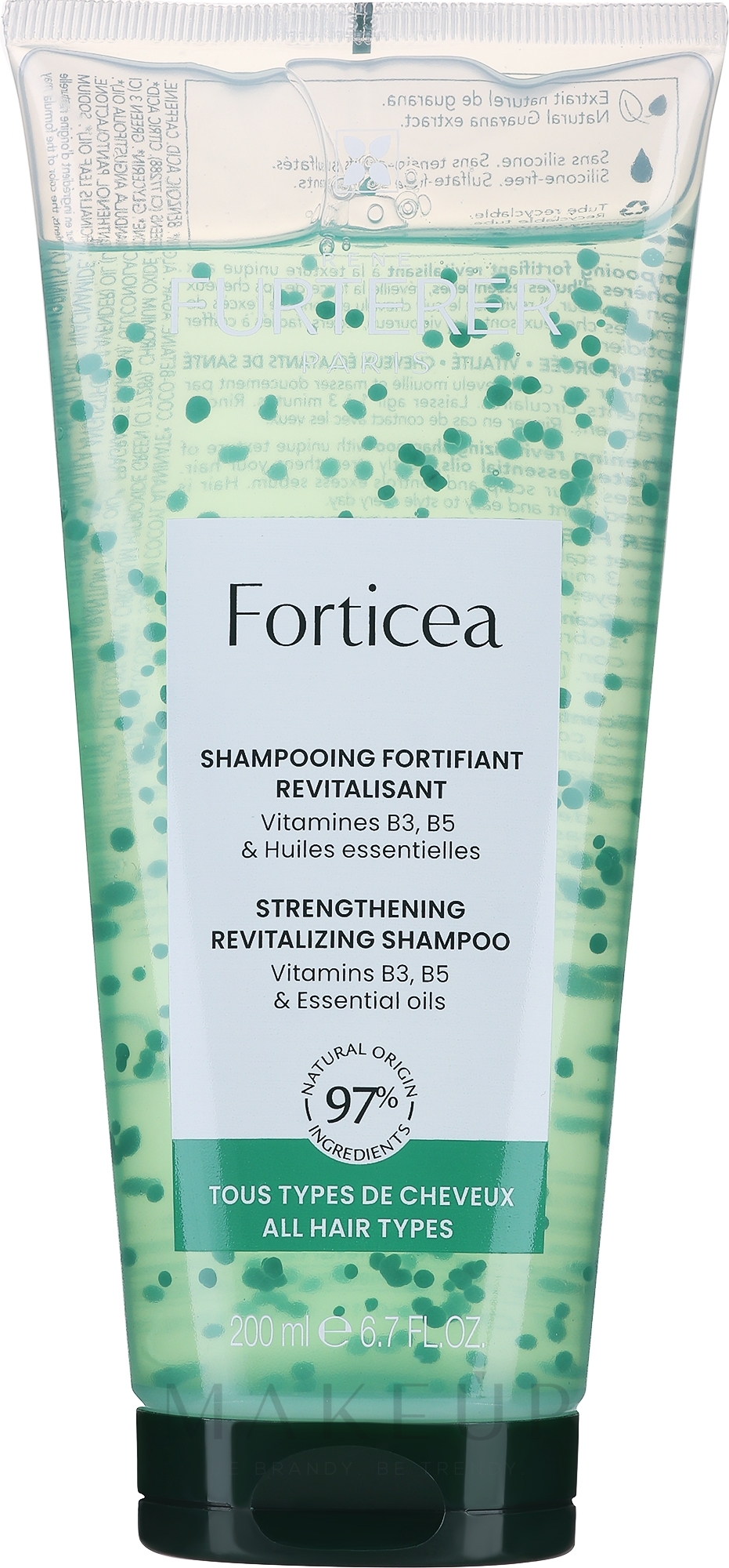 Straffendes Reparaturshampoo - Rene Furterer Forticea Strenghtening Revitalizing Shampoo — Bild 200 ml
