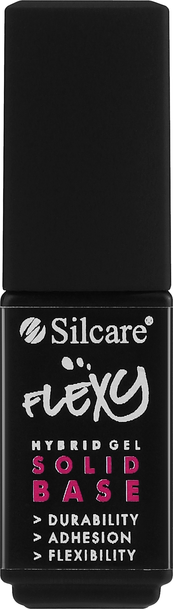 Hybrid Nagellack Base - Silcare Flexy Hybrid Gel Solid Base — Bild 4.5 g