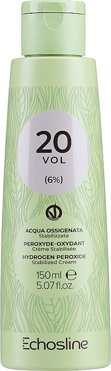 Entwicklerlotion 20 Vol (6%) - Echosline Hydrogen Peroxide Stabilized Cream 20 vol (6%)