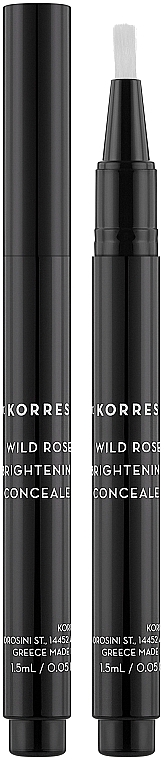 Aufhellender Concealer - Korres Wild Rose Brightening Concealer — Bild N1