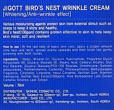 Anti-Aging-Creme mit Schwalbennest-Extrakt - Jigott Bird`s Nest Wrinkle Cream — Bild N3