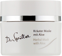 Kräutermaske für das Gesicht mit Aloe Vera - Dr. Spiller Intense Herbal Mask With Aloe — Bild N1