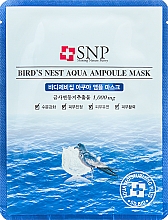 Düfte, Parfümerie und Kosmetik Verjüngende Tuchmaske mit Schwalbennest-Extrakt - SNP Birds Nest Aqua Ampoule Mask
