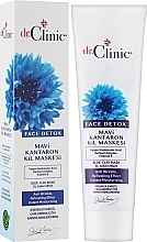 Gesichtsmaske aus Tonerde mit Kornblumenextrakt - Dr. Clinic Blue Clay Mask — Bild N2